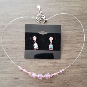 Necklace and earrings set